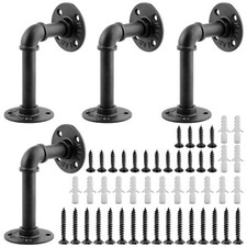 4 X Rohr Regalhalterung