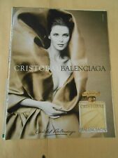 Werbung 1998 Advert Balenciaga Cristobal Parfum