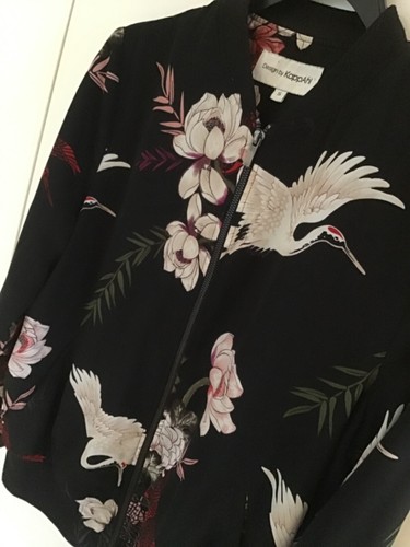 Kappahl bomberjacke blumen - s,