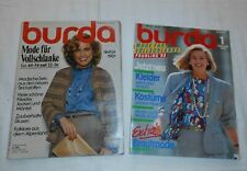 Vintage Burda Mode für Vollschlanke 1981 oder 1988, je 11,90€