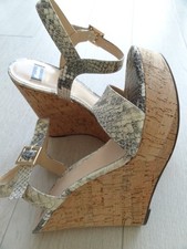 Super Korkwedges Gr.40  Snake Optik-so hot !!!!! Neu !!!