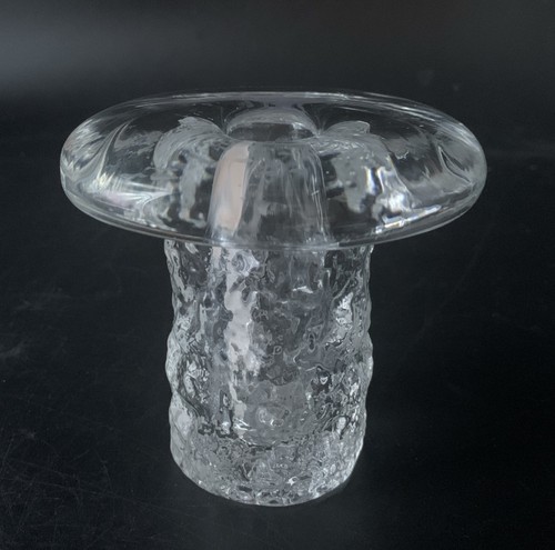 Eisglas pilz kerzenständer - eisglas,