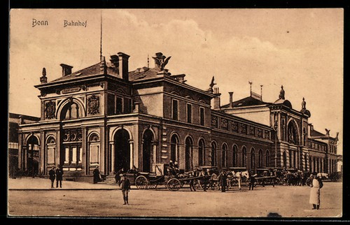 Ansichtskarte bonn bahnhof - bonn,,