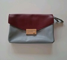 TASCHE hellblau/bordeaux