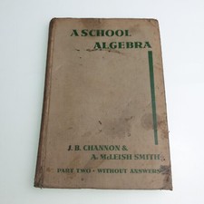 A School Algebra P2 Channon