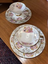 Zwei Kaffeegedecke, Hutschenreuther Arzberg, 50er Jahre