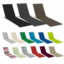 Sonnenliege Auflage Gartenliege Liege Polster Kissen Stoff Liegenauflage 200cm