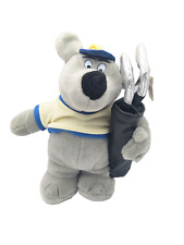 Uli Stein Plüschtier Maus Dimo Golf Tasche Schläger Neuwertig 80er 30 cm