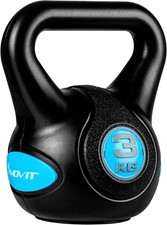 Kettlebell Kunststoff grau 3 -