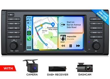 Für BMW E39 M5 520 Eonon Android 14 Autoradio CarPlay Navi Navigation Radio DAB+