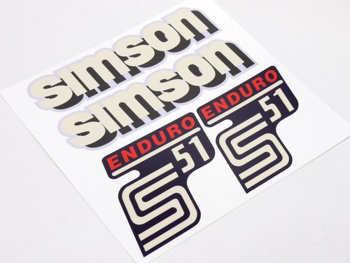 Simson s51 enduro aufkleber - s51,