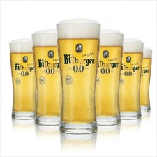 6x Bitburger Bier Glas 0,3l