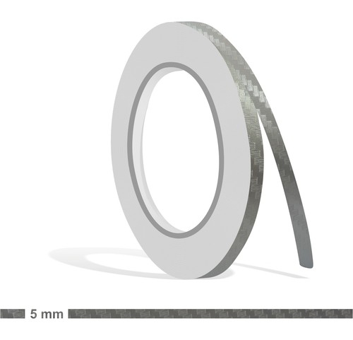 Zierstreifen 5mm carbon - 5mm,