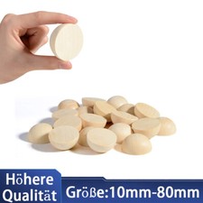 Holzperlen halbrund 10mm-80mm Unfinished Holzkugeln Natur halbrunde Für Schmuck