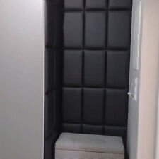 Gepolsterte Wandpaneele aus Kunstleder Polsterwand Wandverkleidung 3D Wandkissen