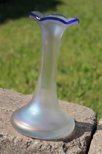 Eisch signierte enghalsvase - eisch,
