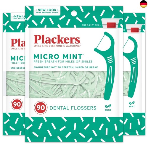 Plackers micro mint flossers - plackers,