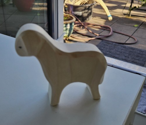 Ostheimer schaf stehend - schaf,