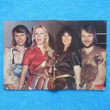 ABBA POSTER POP ROCKY Foto 2 Seiten 1970er Taxi