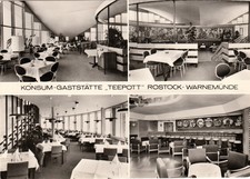Konsum - Gaststätte " Teepott " Rostock - Warnemünde, innen !