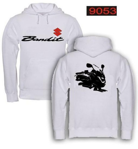 Hoodie mit kapuze bandit weiß - mit,