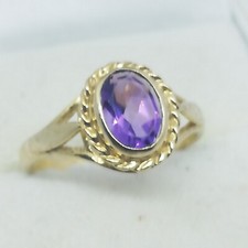 Amethyst Vintage ovaler Ring