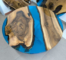 Rund Couchtisch aus Massivholz