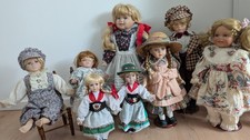 Zauberhaftes Puppen-Set – 8 Stück, Dekoration & Sammlung