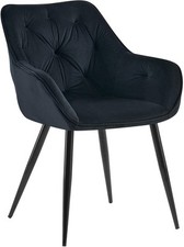 Besucherstuhl cassis samt - besucherstuhl,