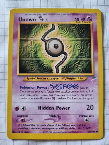 Pokémonkarte icognito - pokémonkarte, [s]