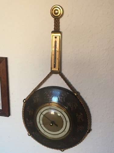 Vintage barometer fischer - -,