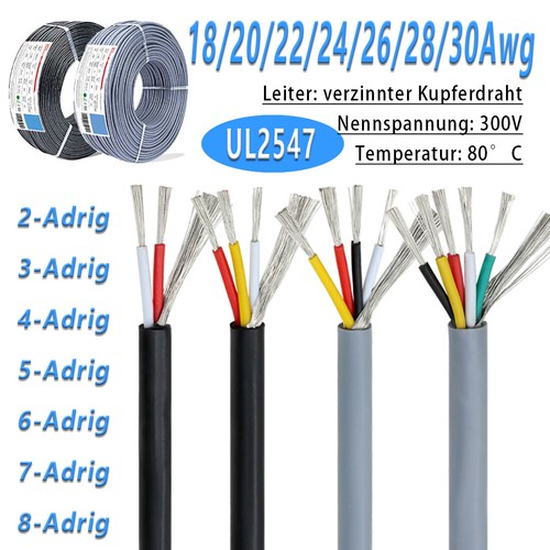 30awg geschirmtes - 18~30awg,