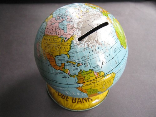 30er jahre blech globe - blech,