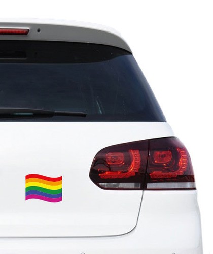 Premium aufkleber regenbogen - premium,