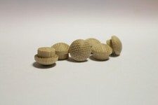 Zierdübel Holz - Bohrloch