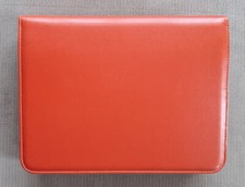 Ringbuchmappe Schreibmappe orange A4 Konferenzmappe 4fach Ring Dokumentenmappe