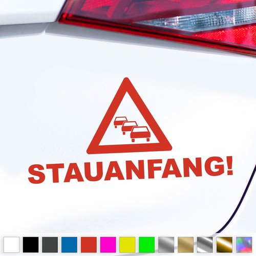 Traffic jam start - , sticker