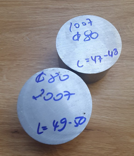 Aluminium länge 47 - aluminium, 47-50