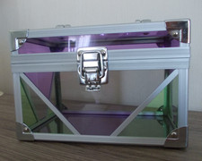 Aufbewahrungskoffer/ -Box oder Handtasche in ausgefallenem transparentem Design