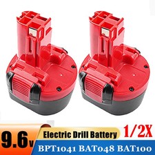 2X 5.0Ah Akku für Bosch BAT048 PSR 960 BPT1041 BAT100 GSR PSR 9.6V NiMH Batterie