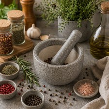 Mörser mit stößel - mörser,