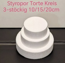 Styropor Torten 3-stöckig