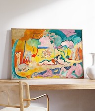 Matisse Die Lebensfreude Druck, moderner abstrakter lebendiger Druck, Home Gallery Decor