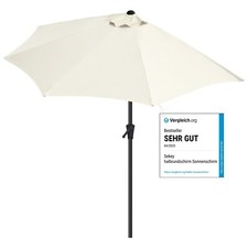 Balkon Terrasse Sonnenschirm Balkonschirm halbrund UV-Schutz halbrund 270cm