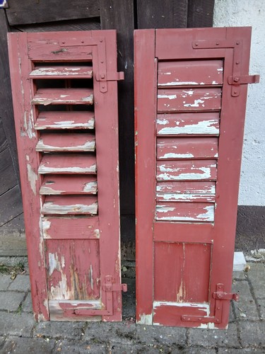 Paar fensterladen holz - 1,
