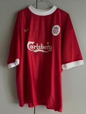 Original REEBOK LFC FC LIVERPOOL Trikot Shirt XXL 3XL 50/52 rot RAR Carlsberg