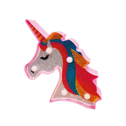 Einhorn diamant dekolampe - dekolampe, mit