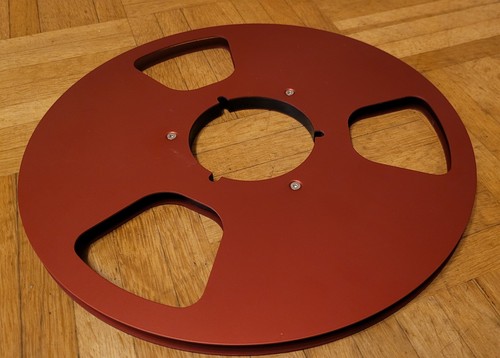 Seltene rote alu bandspule - alu,