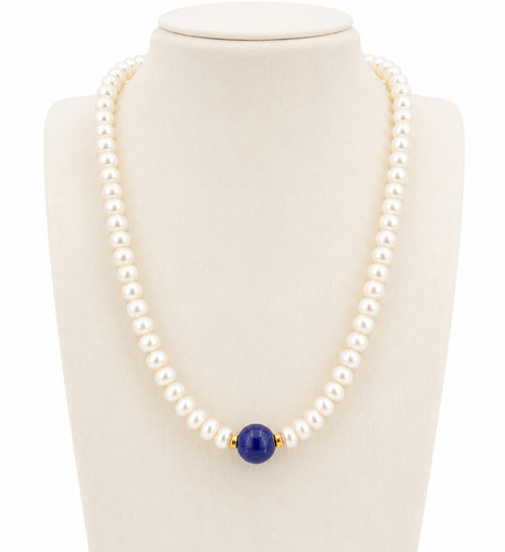 Perlenkette 585 14k - perlenkette, 585/14k