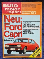 AMS 4/1974 Test Ford Capri II